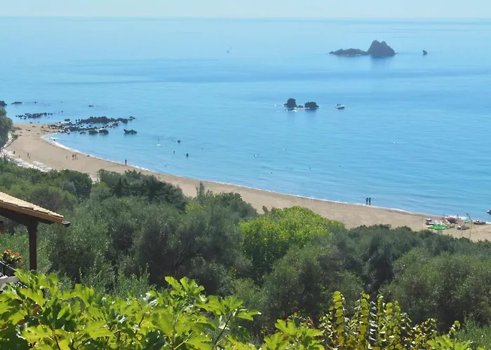 With Pool Panorama Sea View Corfu Pelekas