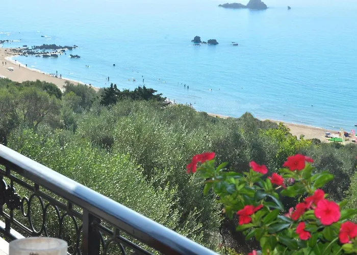 With Pool Panorama Sea View Corfu Pelekas