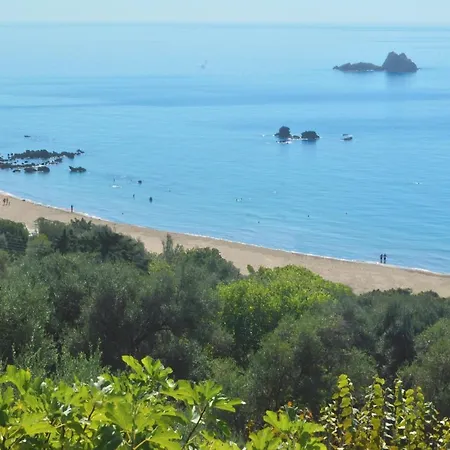 Studio Apartments With Pool Panorama Sea View Pelekas Beach Corfu Pelekas