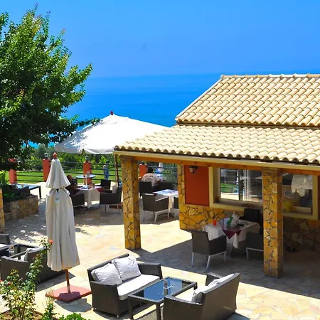 Studio Apartments With Pool Panorama Sea View Pelekas Beach Corfu * Pelekas