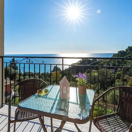 Lägenhet With Pool Panorama Sea View Corfu Pelekas