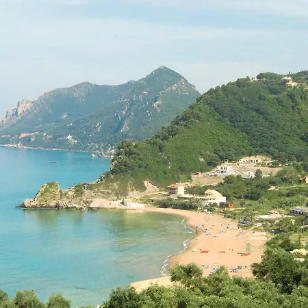 With Pool Panorama Sea View Corfu Lägenhet *